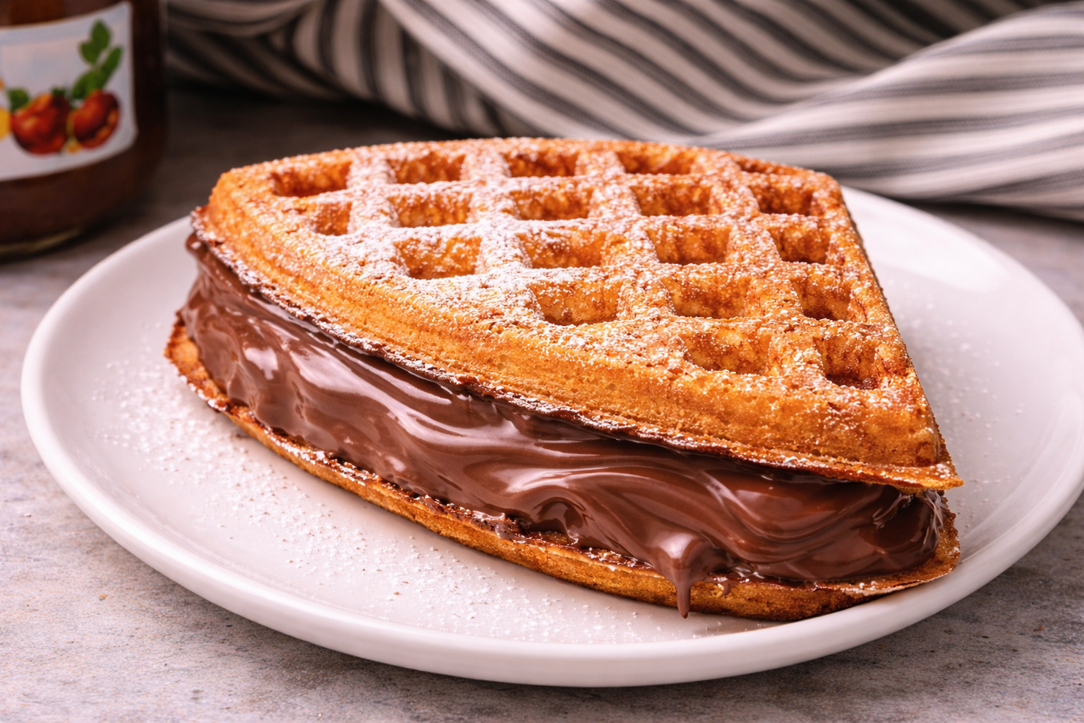 Nutella Waffle — Waffle Ji